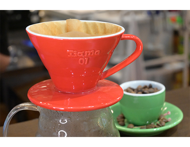 陶製咖啡濾器-紅